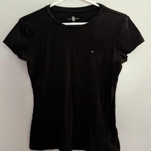 𝅺TOMMY Hilfiger Short Sleeve Tee Black Medium